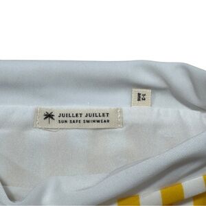 Juillet Juillet  Gouverneur Boxer Yellow/White stripes Swim Shorts 1-2 years